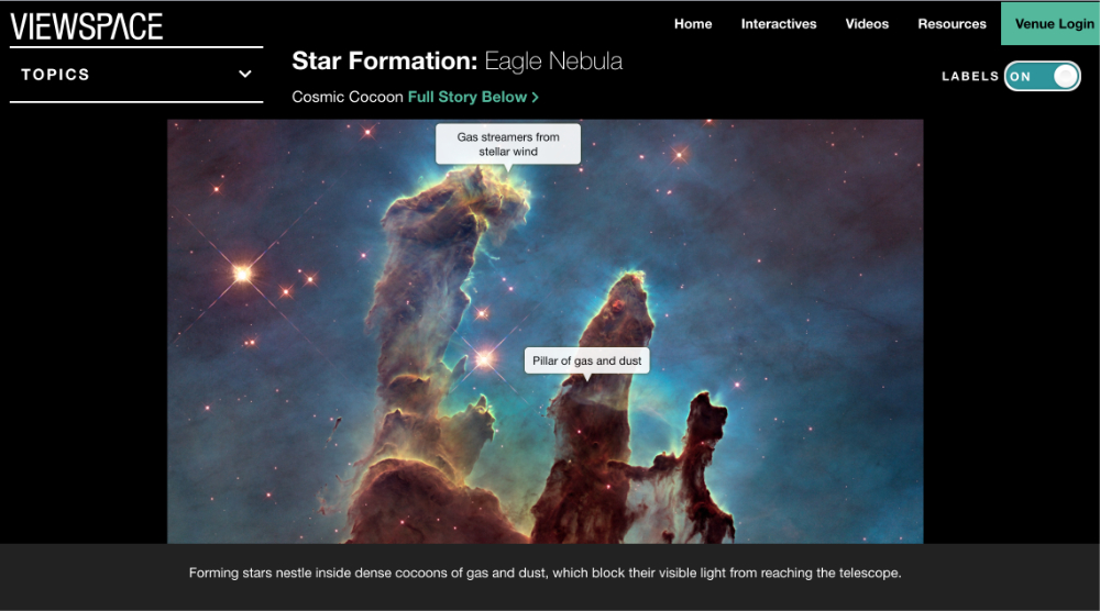 ViewSpace | Interactive | Star Formation: Eagle Nebula
